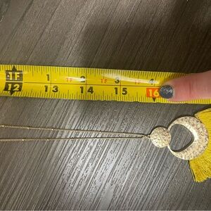 NWT Maurices 18in gold color necklace.